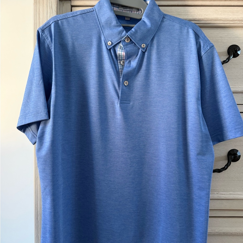 Peter Millar Classic Blue Polo Shirt
